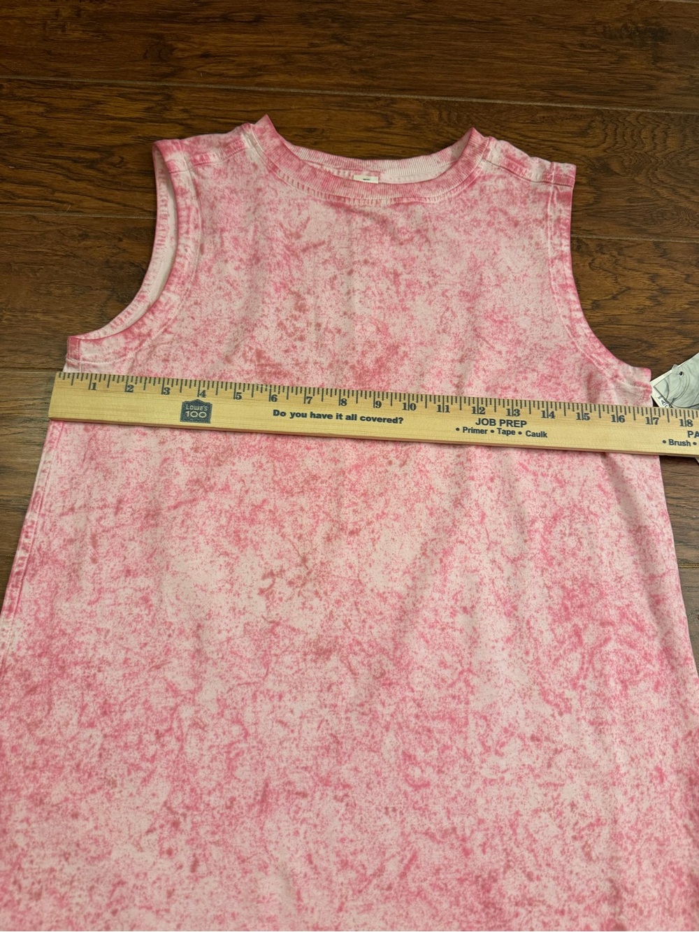 NWT Lululemon All Yours Oversized Tank Tie Dye Pink Women’s Size XS - Picture 6 of 8